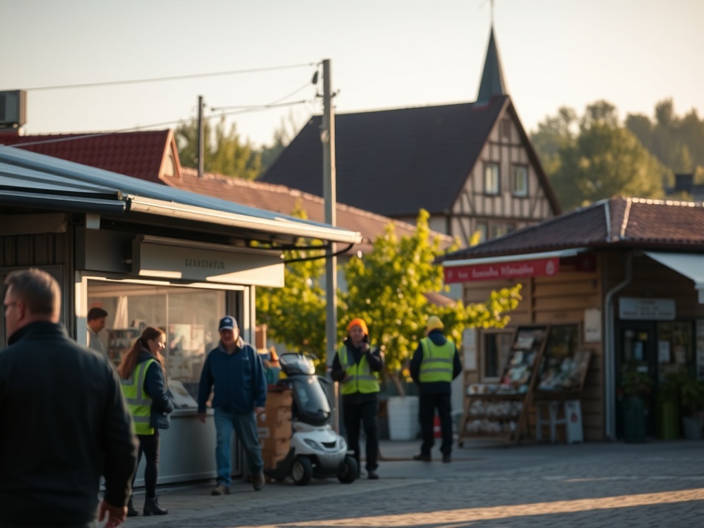 Mapa drogowa Lipna wskazująca trasę Goniembice-Lipno, symbolizująca inwestycję drogową i dofinansowanie.